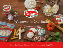 Tablet Screenshot of galbanicheese.com